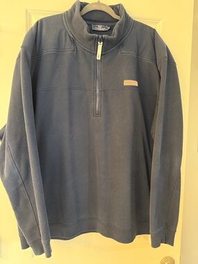 Vineyard Vines Men's Navy Quarter-Zip Pullover